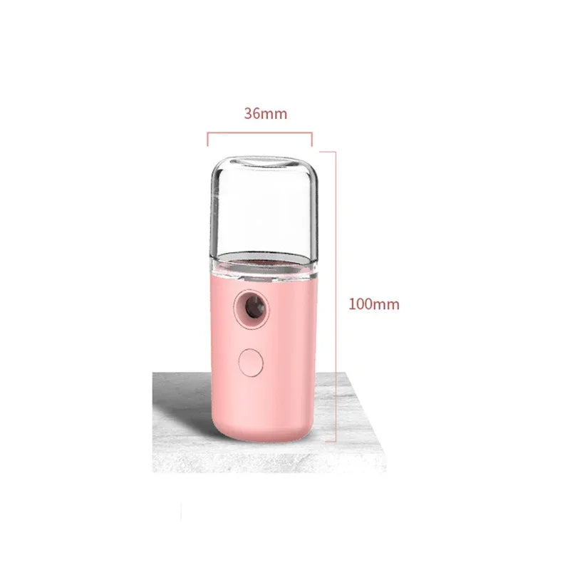 Brumisateur Nano Portable Rechargeable – Humidificateur Visage à Froid pour Soin Beauté et Hydratation