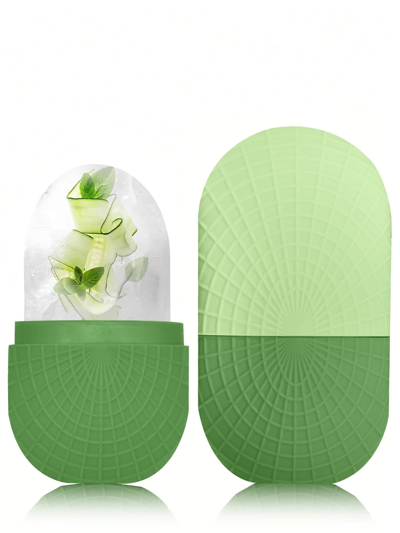 Rouleau Facio‑Oculaire Ice Roller – Silicone Réutilisable (1 pièce)