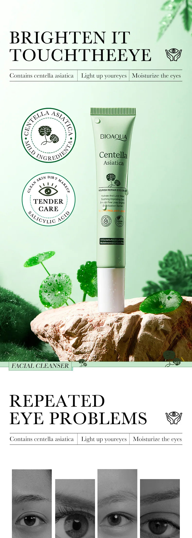 Coffret Voyage BIOAQUA à la Centella Asiatica – Routine Apaisante & Hydratante