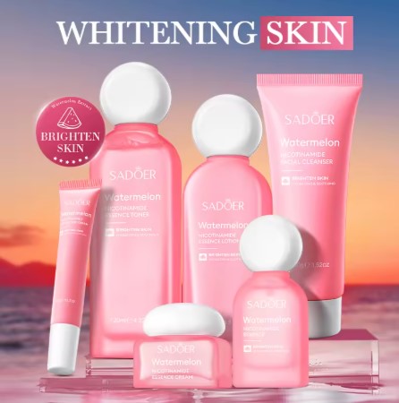 Kit visage hydratant SADOER à la pastèque & niacinamide