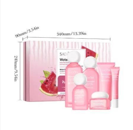 Kit visage hydratant SADOER à la pastèque & niacinamide