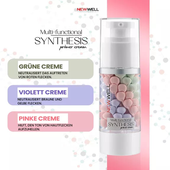🎨 Newwell – Base de Maquillage Multicolore (Primer) 30 g