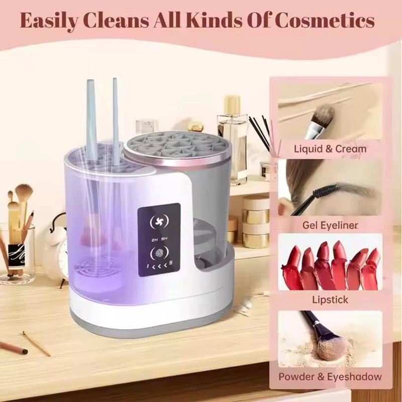 Nettoyeur Électrique de Pinceaux de Maquillage 3 en 1 – USB Automatique