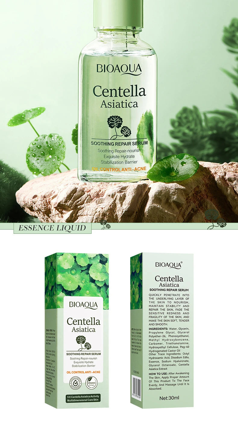 Coffret Voyage BIOAQUA à la Centella Asiatica – Routine Apaisante & Hydratante
