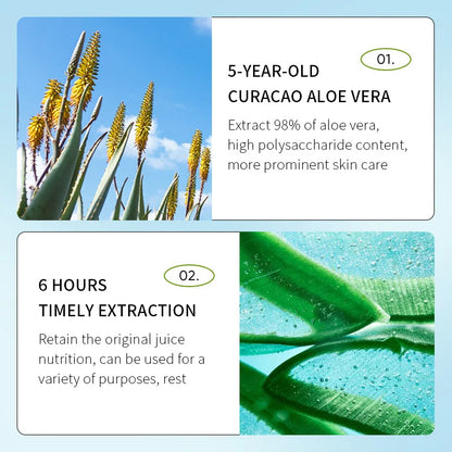 Gel exfoliant visage SADOER à l’Aloe Vera – Doux et purifiant, parfait pour les ados