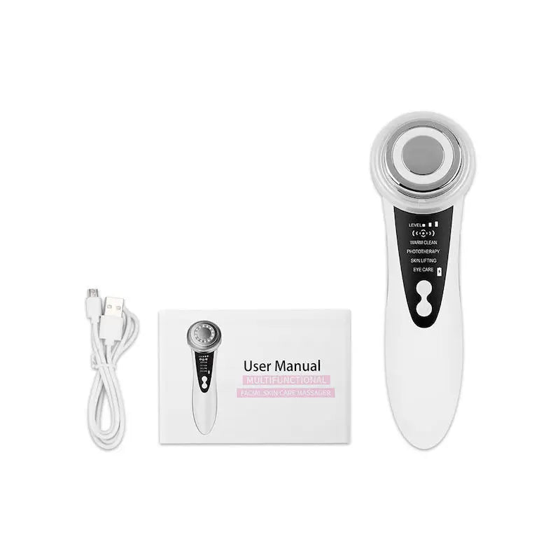 Appareil de Massage Visage à Ultrasons – Soin Beauté Personnel Haute Qualité, Anti-Âge