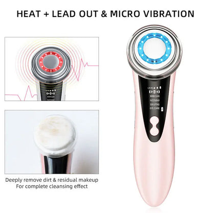 Appareil de Massage Visage à Ultrasons – Soin Beauté Personnel Haute Qualité, Anti-Âge