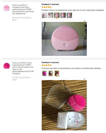 Brosse nettoyante visage en silicone mini2, Foreo