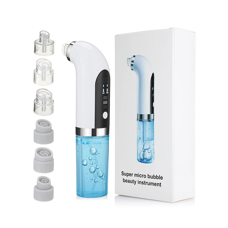 Aspirateur de pores noir, nettoyeur électrique à micro-bulles