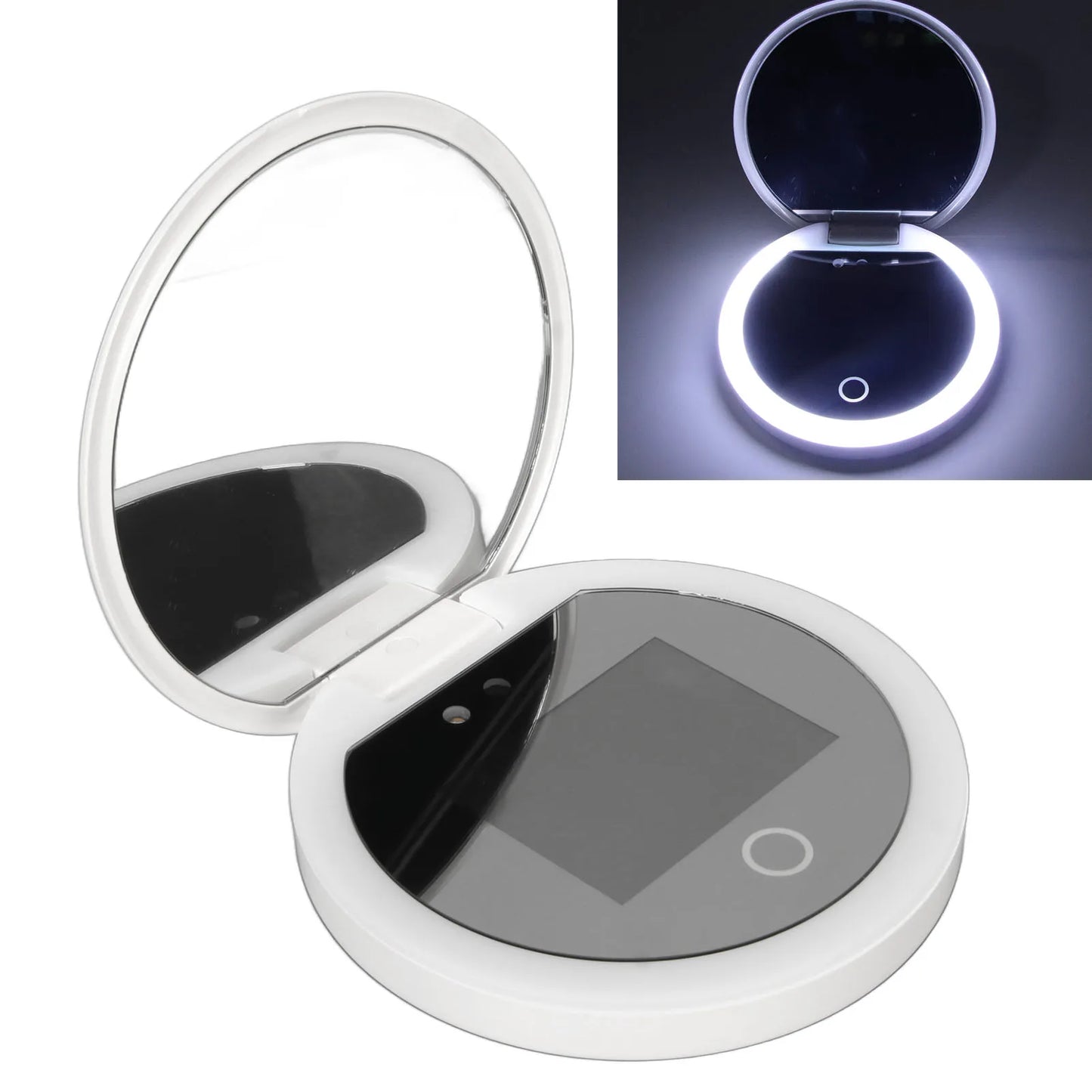 Miroir UV de Poche avec Caméra – Test Solaire & Maquillage (3,5")