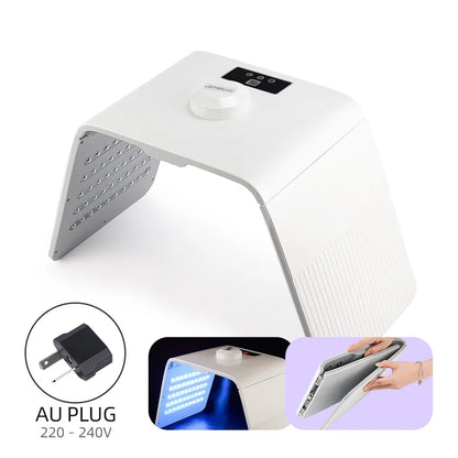 Masque LED 7 Couleurs + Pulvérisateur Nano à Eau – SPA à Domicile