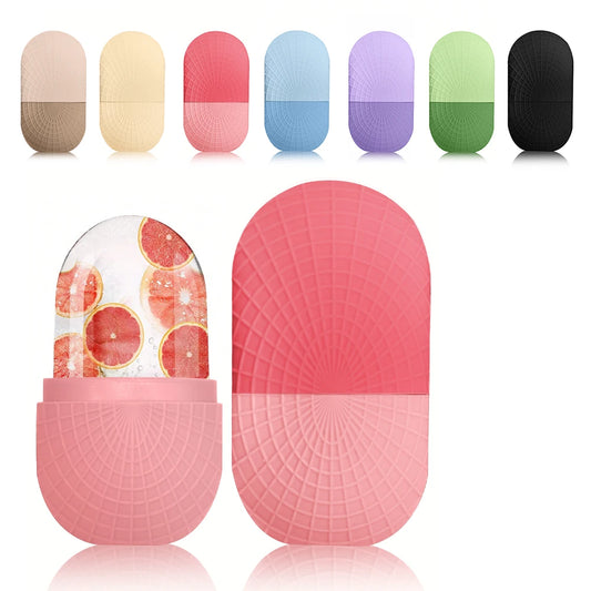 Rouleau Facio‑Oculaire Ice Roller – Silicone Réutilisable (1 pièce)