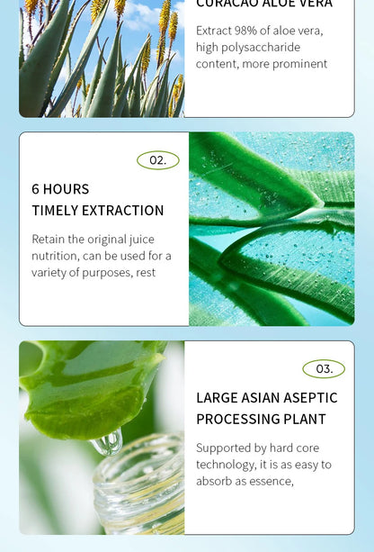 Gel exfoliant visage SADOER à l’Aloe Vera – Doux et purifiant, parfait pour les ados