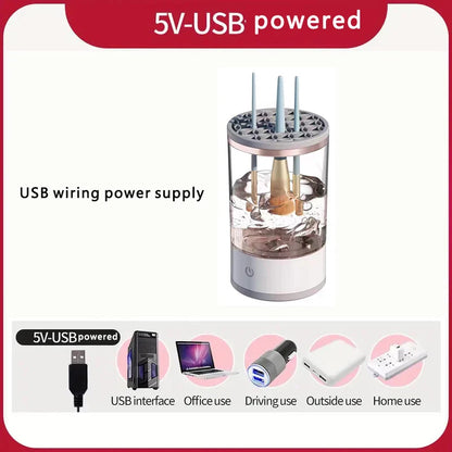 Nettoyeur de Pinceaux de Maquillage Électrique USB