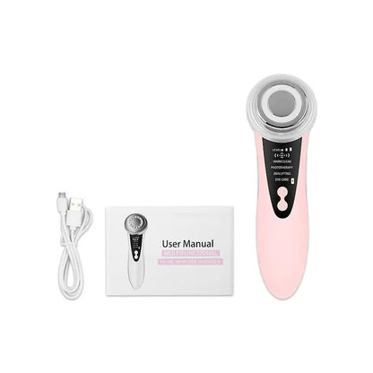 Appareil de Massage Visage à Ultrasons – Soin Beauté Personnel Haute Qualité, Anti-Âge