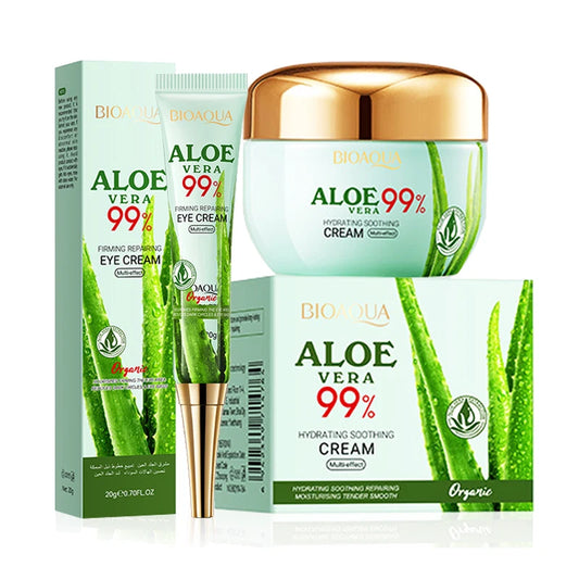 Kit Soin Visage & Yeux à l’Aloe Vera – 2pcs / BIOAQUA