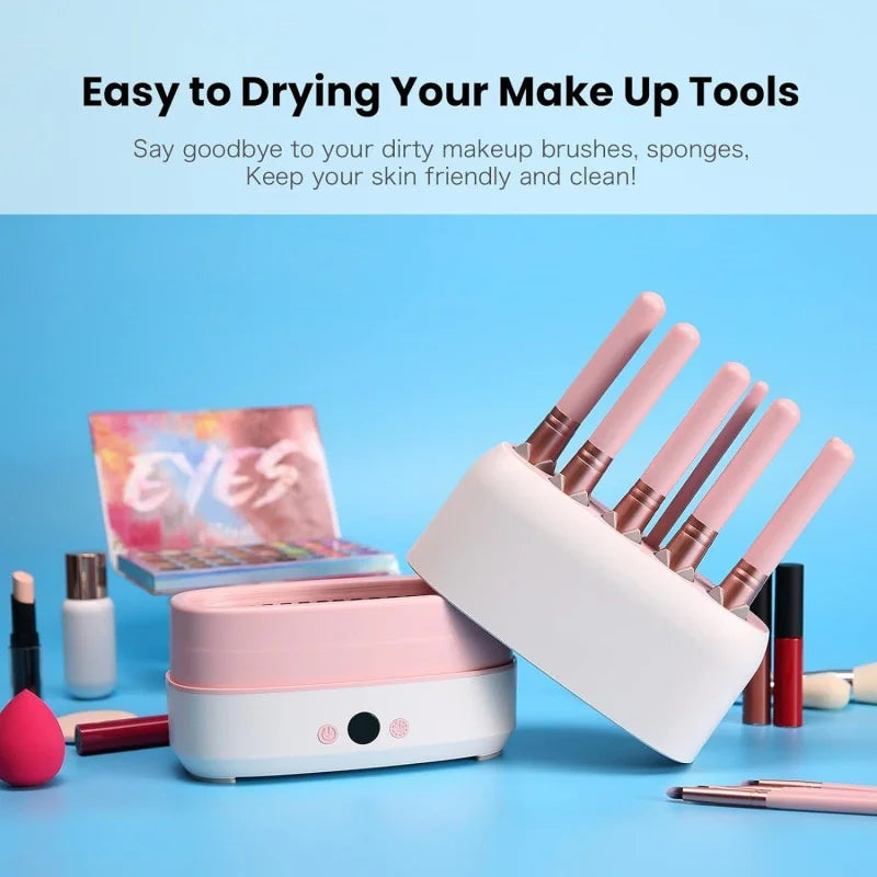 Sèche-pinceaux de maquillage électrique 12 trous – Machine automatique de séchage de pinceaux cosmétiques