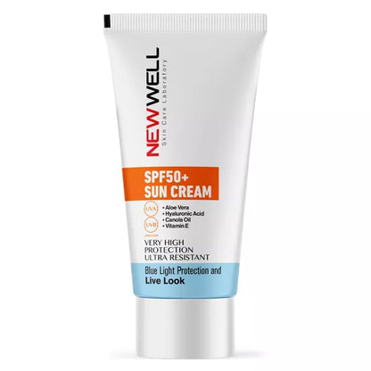 🌞 Newwell – Crème Solaire à l’Aloe Vera SPF 50+ 50 ml