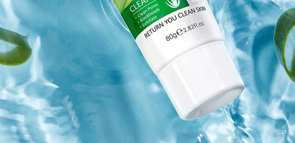 Gel exfoliant visage SADOER à l’Aloe Vera – Doux et purifiant, parfait pour les ados