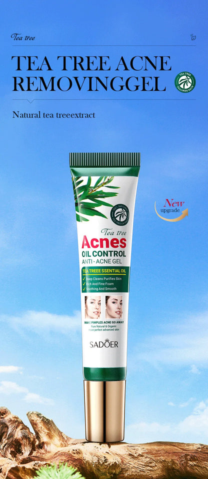 Gel crème hydratante SADOER au Tea Tree – Anti-acné et hydratante, idéale pour les adolescentes