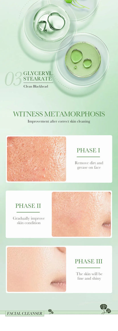 Nettoyant Visage BIOAQUA à la Centella Asiatica – Gel moussant hydratant & contrôle sébum