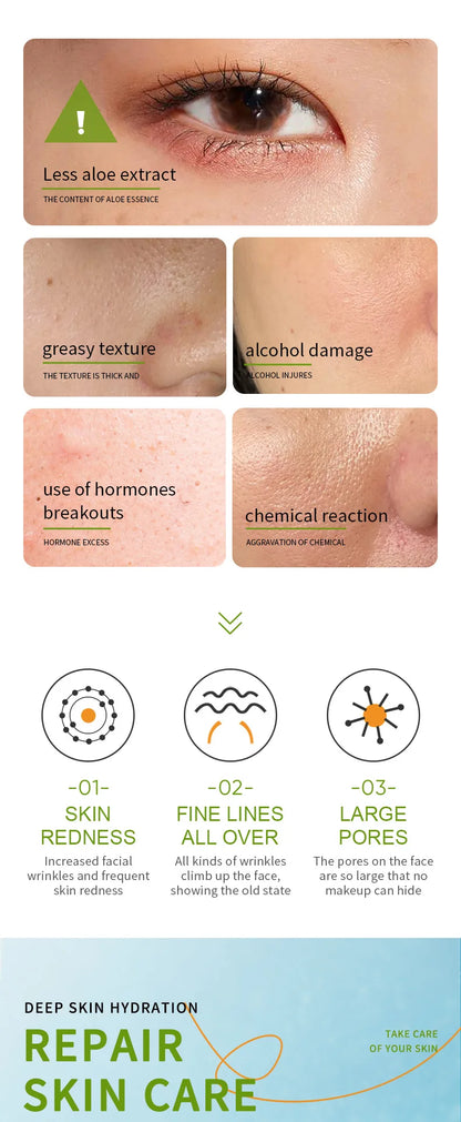 Gel exfoliant visage SADOER à l’Aloe Vera – Doux et purifiant, parfait pour les ados