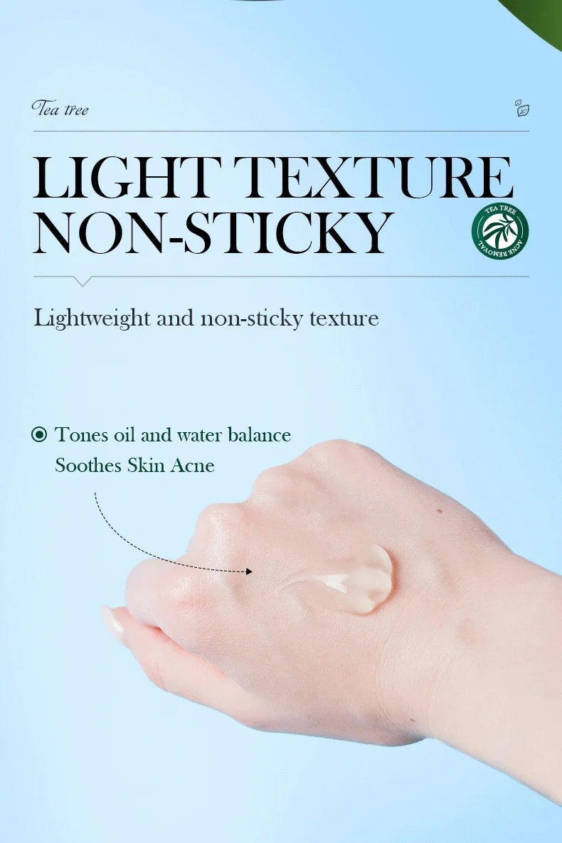 Gel crème hydratante SADOER au Tea Tree – Anti-acné et hydratante, idéale pour les adolescentes
