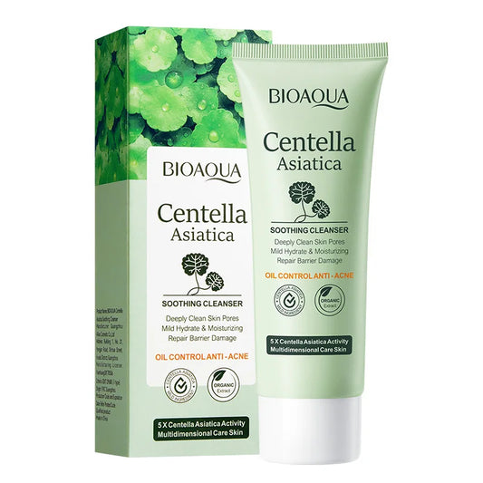 Nettoyant Visage BIOAQUA à la Centella Asiatica – Gel moussant hydratant & contrôle sébum
