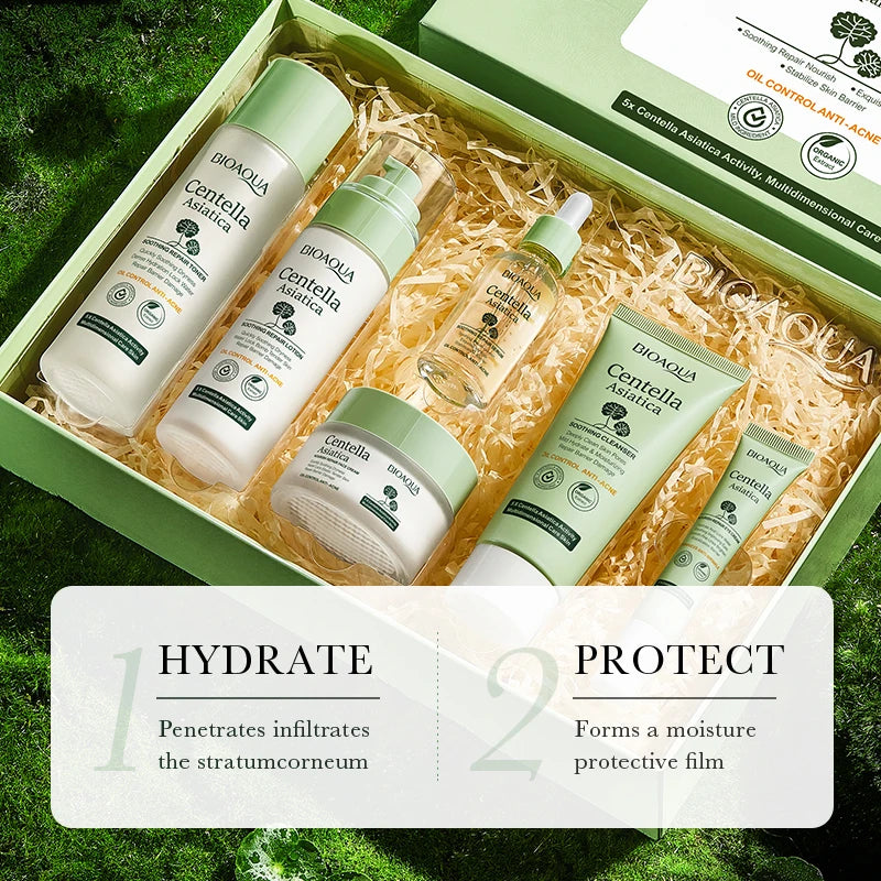 Coffret Voyage complet Centella Asiatica – Apaisant & Hydratant - BIOAQUA