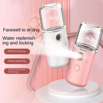Brumisateur Nano Portable Rechargeable – Humidificateur Visage à Froid pour Soin Beauté et Hydratation
