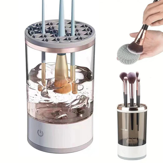 Nettoyeur de Pinceaux de Maquillage Électrique USB
