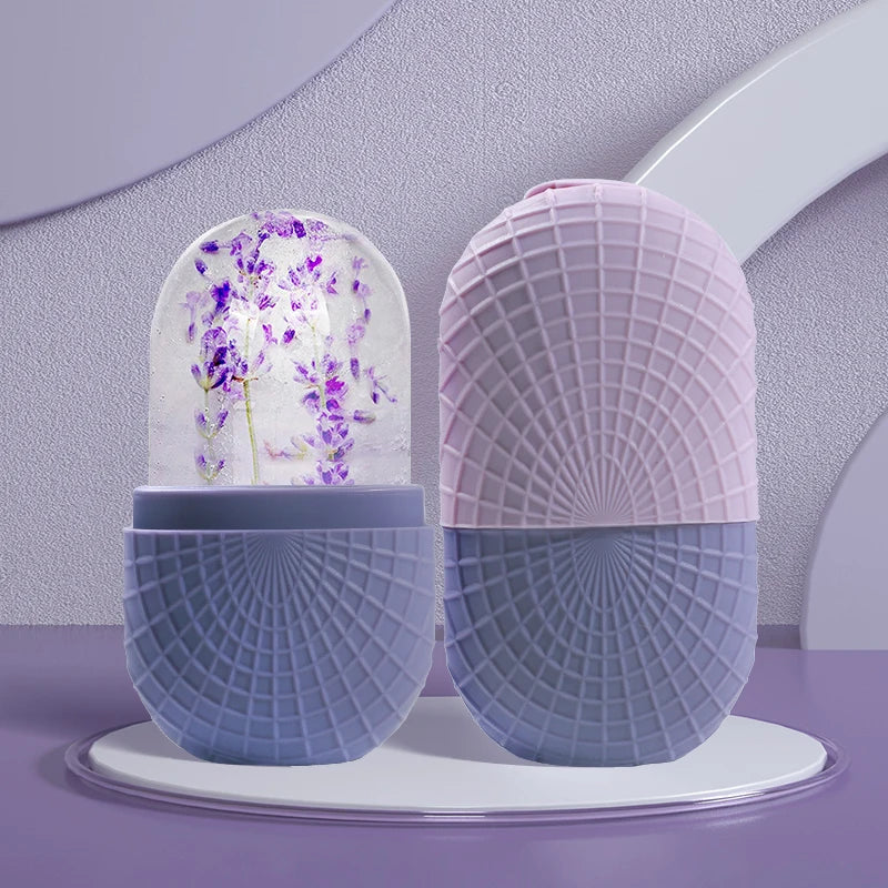 Rouleau Facio‑Oculaire Ice Roller – Silicone Réutilisable (1 pièce)
