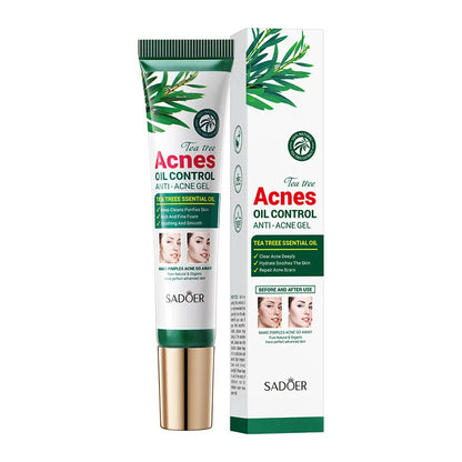 Gel crème hydratante SADOER au Tea Tree – Anti-acné et hydratante, idéale pour les adolescentes